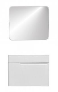 Подвесная тумба под раковину Kare Luxe ФР-00005720 80см один ящик белый